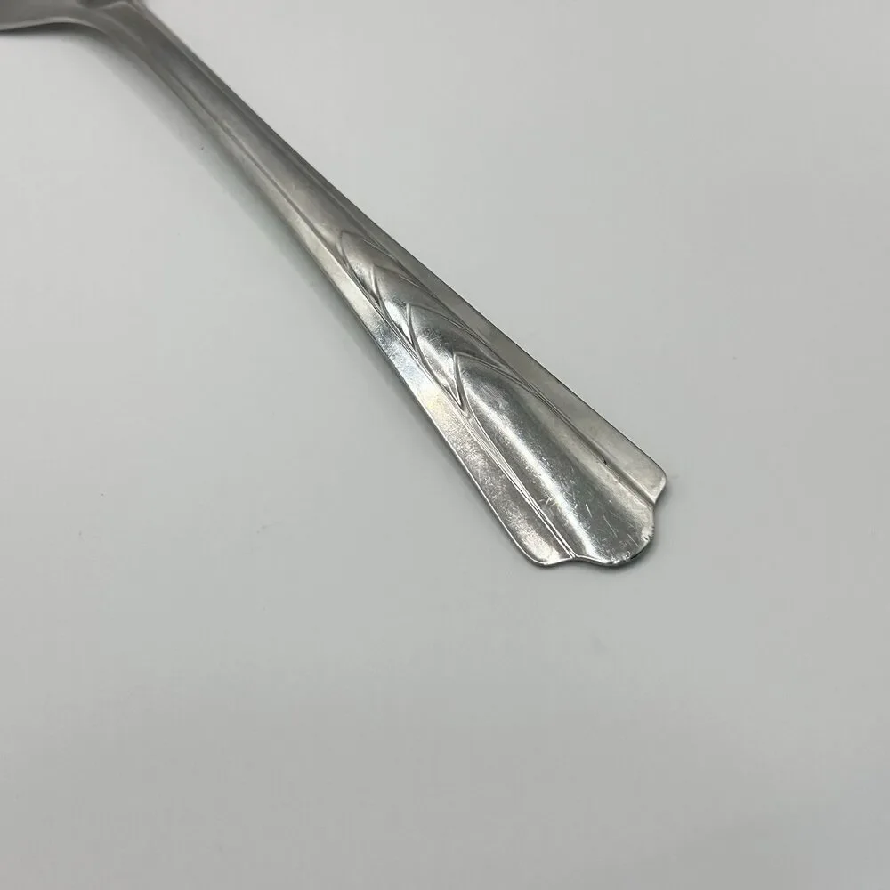 Ekco EKS7 Stainless Pie Server Glossy USA Chevron Geometric Center Flatware